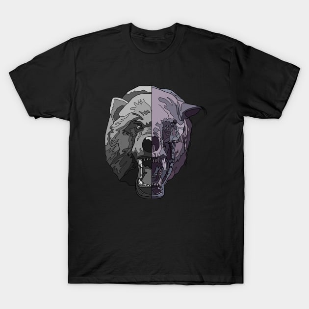 Mutated Bear (without title) T-Shirt by SpareFilm